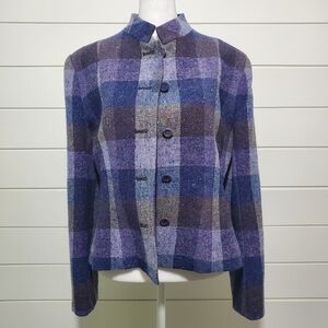 The International Fashion Shop Bunratty Cottage Donegal Tweed Wool Blazer Size14